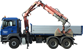 LKW Kipper mit Greifer